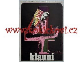 FILMOVÝ PLAKÁT A3 - ČTYŘI KLAUNI - ZDENĚK ZIEGLER - 1972