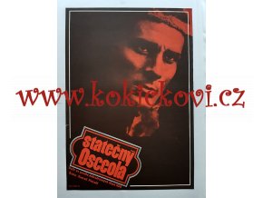 STATEČNÝ OSCEOLA - FILMOVÝ PLAKÁT A3 - 1972 - Zdeněk Vlach