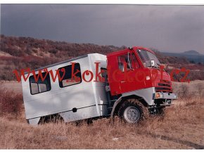 Roudnické strojírny a slévárny a.s. ROSS - podniková reklamní fotografie - 18*12 cm - typ vozidla viz fotografie - cca 1993 - SKŘÍŇOVÝ AUTOMOBIL