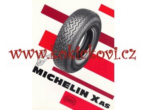 PNEUMATIKY MICHELIN - SPORTOVNÍ AUTOMOBILY - REKLAMNÍ PROSPEKT / PLAKÁTEK - ČESKY - ROZMĚRY 24*18 CM