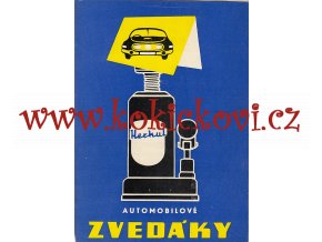 Automobilové zvedáky - Herkul - reklamní prospekt - 1959 - A5 - 16 stran