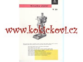 VRTAČKA STOLNÍ V 20 - TOS SVITAVY - REKLAMNÍ PROSPEKT A4 - 1 LIST, 2 STRANY - 1962