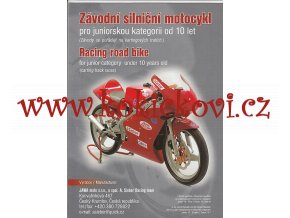 JAWA ZÁVODNÍ SILNIČNÍ MOTOCYKL - RACING ROAD BIKE - PROSPEKT - A4 - 6 STRAN - 2002