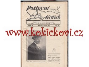 POŠTOVNÍ HOLUB 1937 - KOMPLETNÍ ROČNÍK - 12 ČÍSEL - RARITA