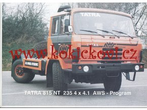 Tatra 815 NT 235 4x4.1 AWS - Program - reklamní prospekt A4