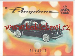 RENAULT DAUPHINE  - REKLAMNÍ PROSPEKT - 2A4