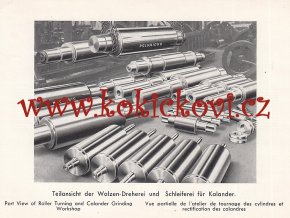 KOMA - KOMÁROVSKÉ ŽELEZÁRNY - Die Komorauer Eisenwerke - katalog strojů - 193?