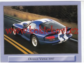 DODGE Viper 1997 reklamní prospekt - A4 - ANGLICKY