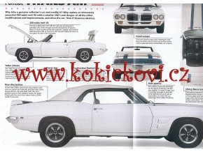 PONTIAC TRANS AM - KATALOGOVÝ LIST - 4 STRANY - ANGLICKY - ROZMĚRY  21*24 CM