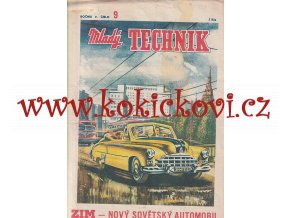 NOVÝ SOVĚTSKÝ AUTOMOBIL ZIL - TITULNÍ OBÁLKA - 1 ČÍSLO ČASOPISU ROK 1950