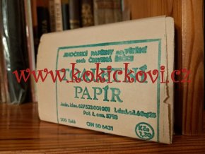 NIKDY NEROZBALENÝ  RETRO TOALETNÍ PAPÍR - ZÁVOD ČERVENÁ ŘEČICE - DO MUZEA NEBO JAKO ŽERTOVNÉ PERPETUUM MOBILE - NA WC NIKDY NEZMIZÍ, NEPLNÍ TOTIŽ SVŮJ ÚČEL