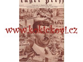 PRAGER PRESSE BILDERBEILAGE ROČNÍK 1927 - OBRAZOVÁ PŘÍLOHA - NEUBERTŮV HLUBOTISK - ČKD - ŠKODA PLZEŇ - POLDI KLADNO - ŽELEZÁRNY VÍTKOVICE - WALTER - RINGHOFFER - BAŤA - TATRA