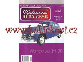 Kultovní auta ČSSR - WARSZAWA M-20 - A4 - 12 STRAN - 2010