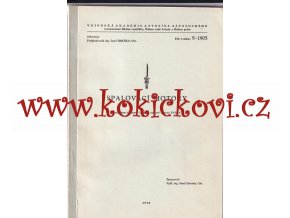 SPALOVACÍ MOTORY - VZDUCHEM CHLAZENÉ ČTYŘDOBÉ SPALOVACÍ MOTORY TATRA - A4 - PLK. JOSEF ZELENKA -VOJENSKÁ AKADEMIE 1976