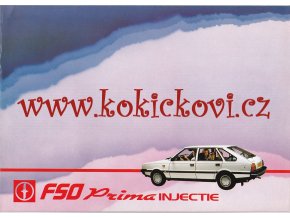 FSO POLONEZ / PRIMA INJECTIE 1.5 CLE/SLX BDB - REKLAMNÍ PROSPEKT A4 - 12 STRAN - HOLANDSKY