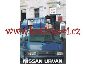 NISSAN URVAN 2.5 D - REKLAMNÍ PROSPEKT A4 - 2 STRANY - ČESKY