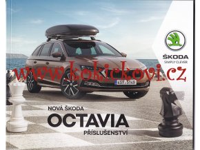 NOVÁ ŠKODA OCTAVIA PŘÍSLUŠENSTVÍ - reklamní katalog 72 stran - česky