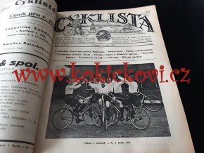 ČASOPIS CYKLISTA - KOMPLETNÍ ČASOPIS ROČNÍK 1927 - 604 STRAN - ZÁVODNÍCI KOLO