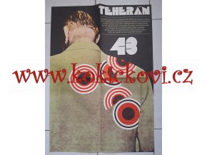 TEHERÁN 43 - OBŘÍ FILMOVÝ PLAKÁT A1 - KAREL VACA 1981