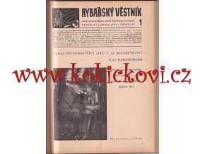 RYBÁŘSKÝ VĚSTNÍK 1934+1935 – 2 KOMPLETNÍ ROČNÍKY – 20 ČÍSEL