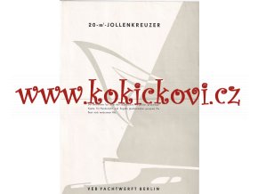 20 qm Jollenkreuzer - DDR KULTURWAREN PROSPEKT A4 - WERBUNG