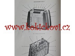 TESLA 3103 AB REKREANT NÁVOD K ÚDRŽBĚ 1958