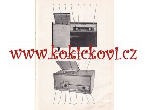 TESLA 536A TESLATON - TESLA 1014 A FUGA - TESLA LE680A-5 - SUPRAPHON - NÁVOD K ÚDRŽBĚ PŘÍSTROJE - A4 CCA 20 STRAN PLUS SCHEMATA