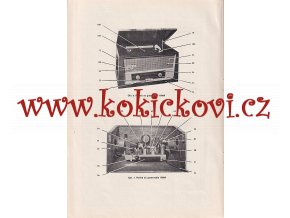 TESLA 424 A GAVOTA a TESLA 1008A LIBERTA - A4 - TESLA NÁVOD K ÚDRŽBĚ PŘIJÍMAČŮ