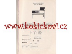 TESLA 1129 A SEXTANT - PŘEDBĚŽNÁ DOKUMNETACE - A4 - 16 STRAN