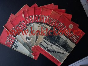 ČASOPIS SVĚT MOTORŮ 1961 - KONVOLUT 9 VOLNÝCH ČÍSEL