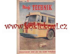 TROLEJBUS TATRA - TITULNÍ OBÁLKA - 1 ČÍSLO ČASOPISU ROK 1950