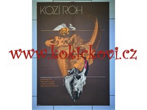 FILMOVÝ PLAKÁT KOZÍ ROH - OBŘÍ ROZMĚR - A1 - 84*60 CM