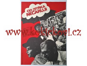 Od zítřka nečaruji (filmový plakát, film ČSSR 1979, režie Jindřich Polák, Hrají: Otto Šimánek, Vlastimil Brodský, Zdena Hadrbolcová)