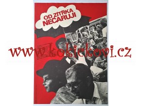 Od zítřka nečaruji (filmový plakát, film ČSSR 1979, režie Jindřich Polák, Hrají: Otto Šimánek, Vlastimil Brodský, Zdena Hadrbolcová)