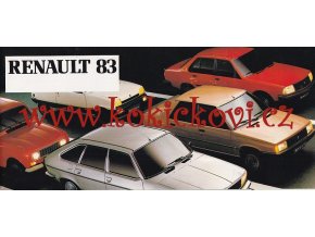 Renault 1983 - prospekt - 24 stran - česky - RENAULT 4 F4, RENAULT TRAFIC RENAULT 5 ATD
