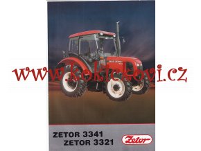 Zetor UR I Super - 3341 - 3321 - prospekt A4 - 4 strany