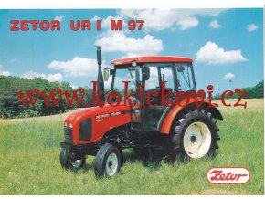 TRAKTOR Zetor UR I M 97 - prospekt A4 - 2 strany - německy