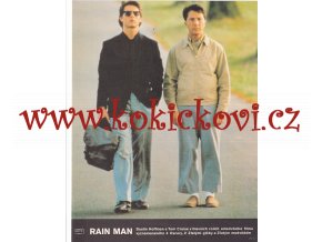 RAIN MAN - FOTOSKA - výborný stav, fotoska, americký film, režie: Barry Levinson, hrají: Dustin Hoffman - Tom Cruise