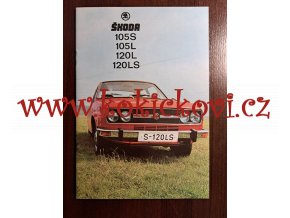 ŠKODA 105 S 105L 120L A 120LS REKLAMNÍ BROŽURA