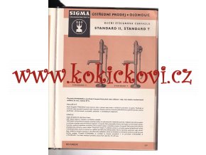 KATALOG ČERPACÍ TECHNIKY - SIGMA OLOMOUC - VODÁRNY - PUMPY - DARLING - ČERPADLA - 1972-242 STRAN