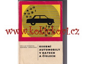 Osobní automobily v datech a číslech - Václav Raboch, Zdeněk Lněníčka - 1970