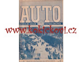 AUTO - ČASOPIS ČS. MOTORISTŮ ČÍSLO 3 / 1948 - UŽ PO KOMUNISTICKÉM PUČI