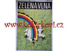 ZELENÁ VLNA - OBŘÍ FILMOVÝ PLAKÁT A1 - ALEXEJ JAROŠ 1981