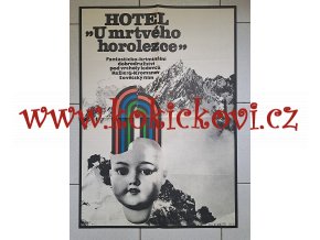HOTEL U MRTVÉHO HOROLEZCE - OBŘÍ FILMOVÝ PLAKÁT A1