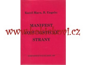 Komunistický manifest - 1999 - RARITA - VYDAL KOMUNISTICKÝ SVAZ MLÁDEŽE