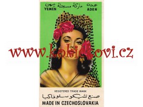 CENTROTEX PRO JEMEN ARABSKY - REKLAMA CZECHOSLOVAKIA - FORMÁT  10.5*17.5 CM