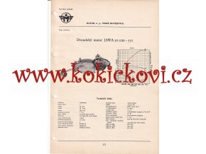 DVOUDOBÝ MOTOR JAWA 50 CCM - 551  - KATALOGOVÝ LIST