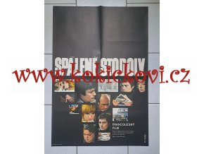 SPÁLENÉ STODOLY - FILMOVÝ PLAKÁT VELIKOSTI A1 - OBŘÍ ROZMĚR - A1 - 84*60 CM - ZDENĚK VLACH 1974 - ALAN DELON