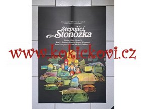 STEPUJÍCÍ STONOŽKA - FILMOVÝ PLAKÁT VELIKOSTI A1 - OBŘÍ ROZMĚR - A1 - 84*60 CM - ZDENĚK VLACH 1979