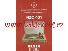 Tesla Litovel - STEREOFONNÍ GRAMOFONOVÝ PŘÍSTROJ NZC 431 - A4 - 2 STRANY